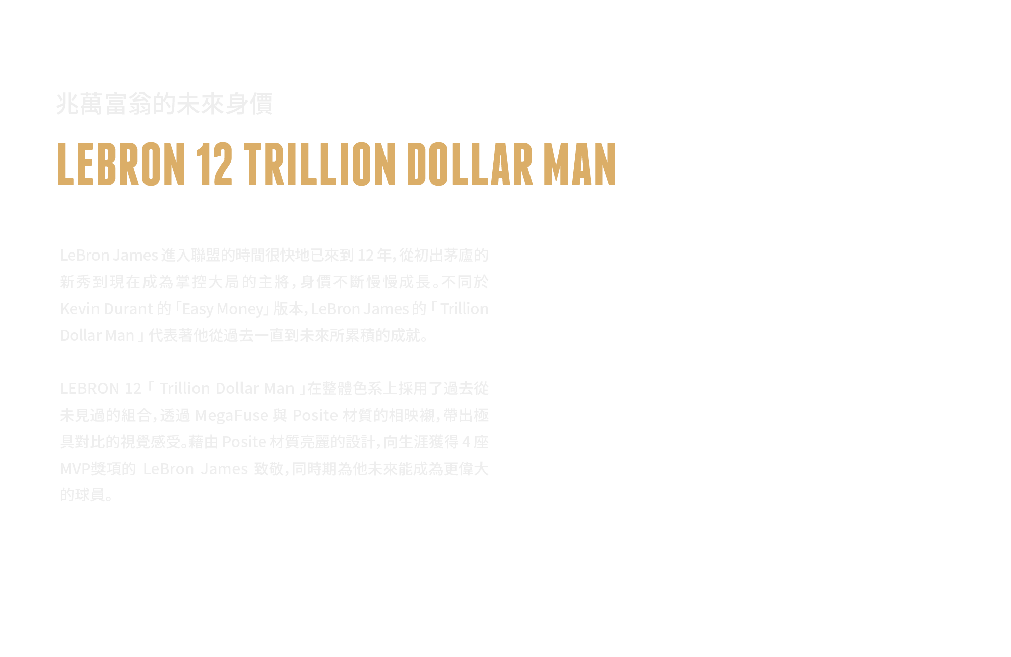 Nike LeBron 12 “Trillion Dollar Man”