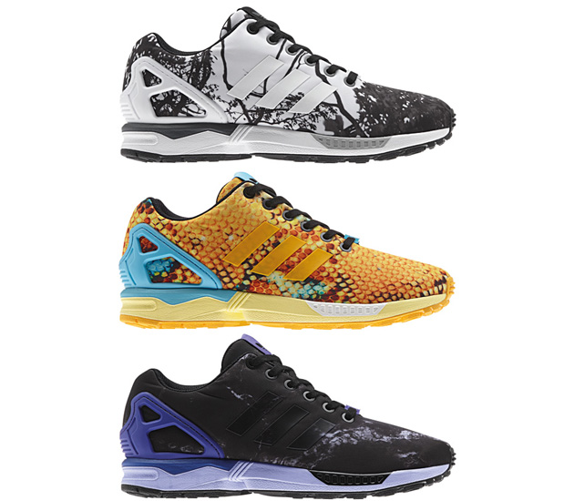 新闻速报 adidas originals zx flux"print pack"