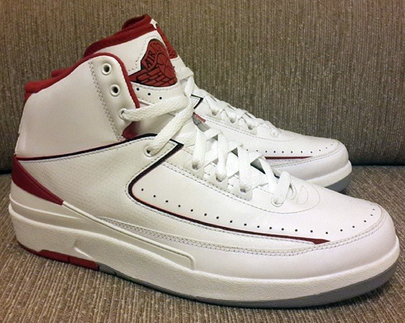 red and white jordan 2