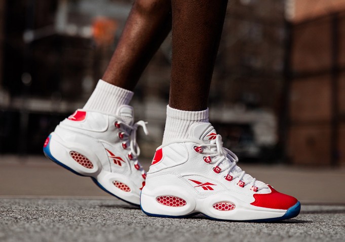 Reebok Question OG 'White and Red 