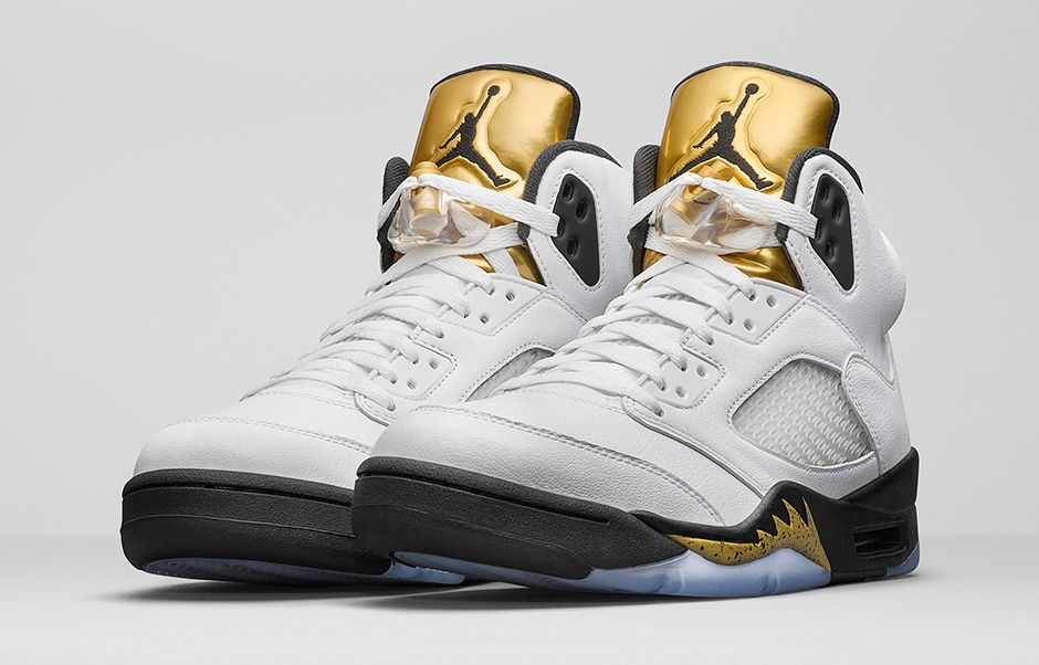 air jordan 5 retro olympic gold