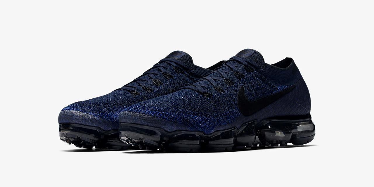 Vapormax flyknit store navy blue