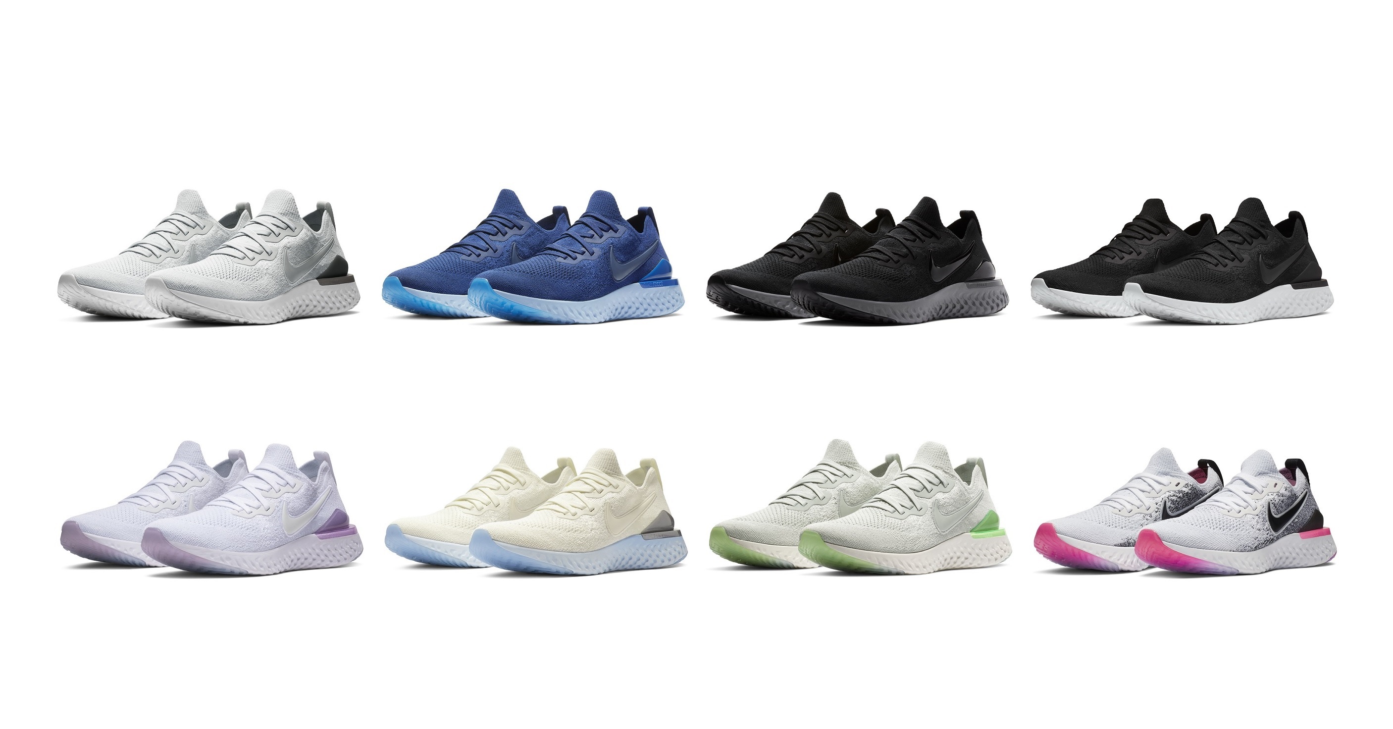 epic react flyknit 2 colorways