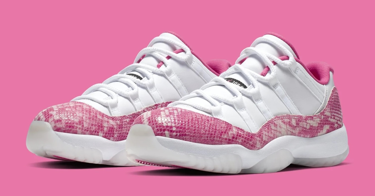 Air Jordan XI Low 'Pink Snakeskin 