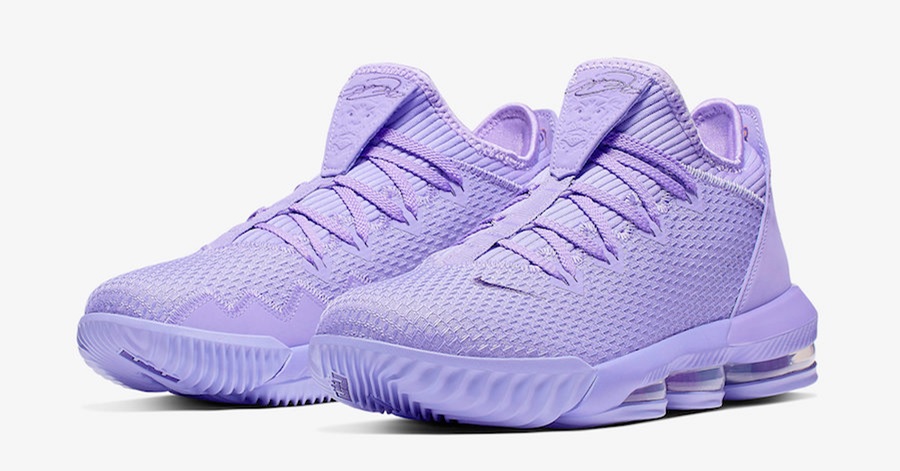nike lebron 16 low basketball shoes purple