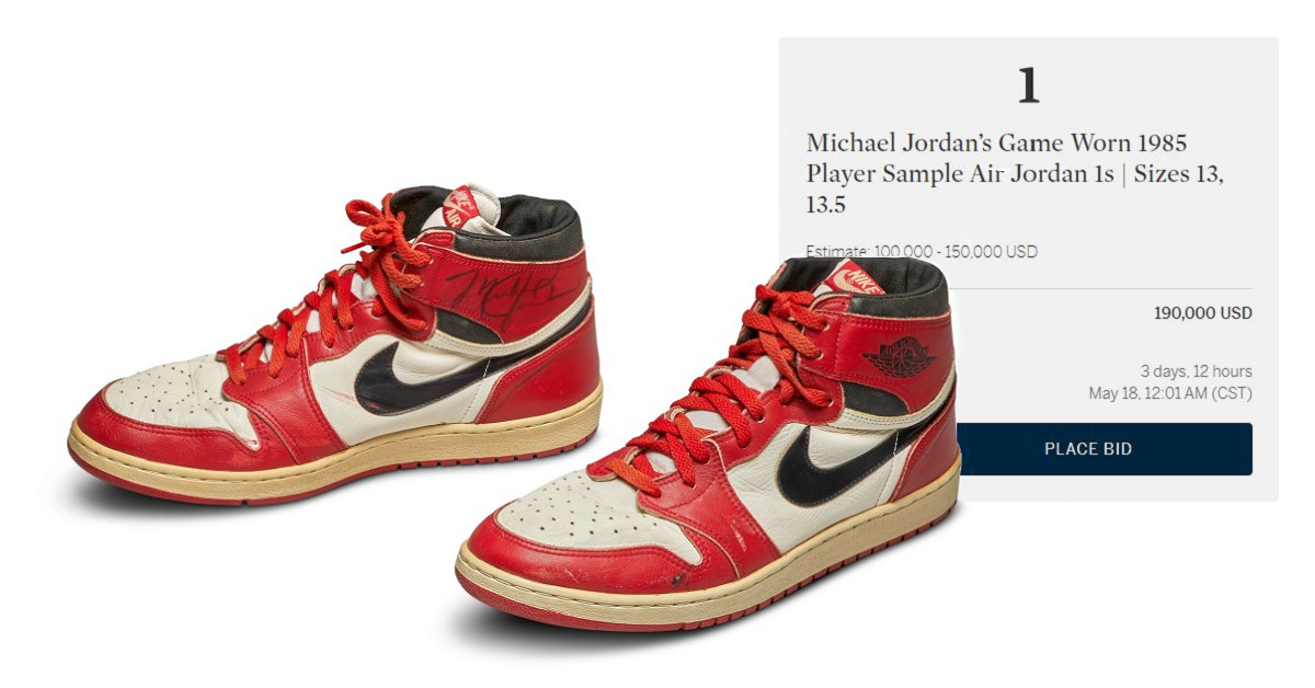 The One MJ's Air Jordan 1s〉蘇富比 