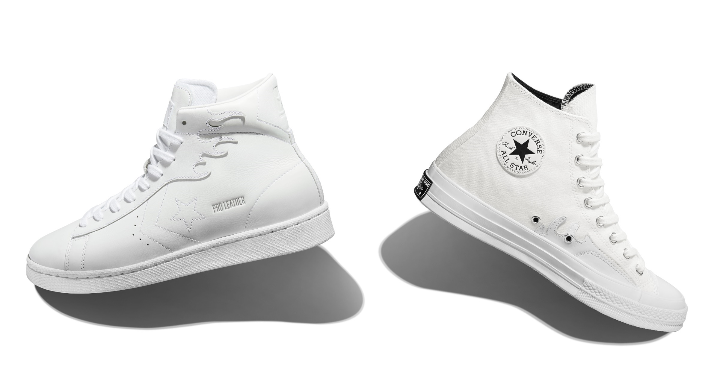 completely white converse