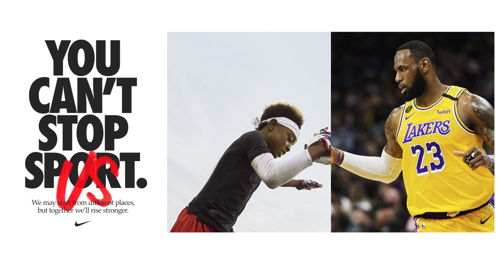 Nike 推出最新'You Can't Stop Us 