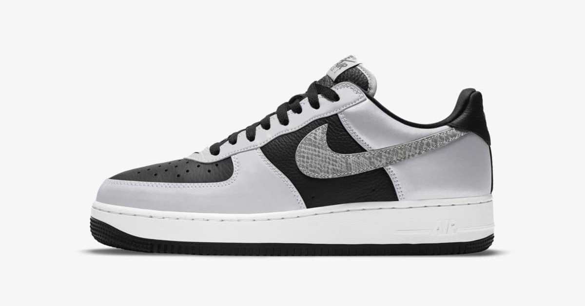 air force 1 silver and white