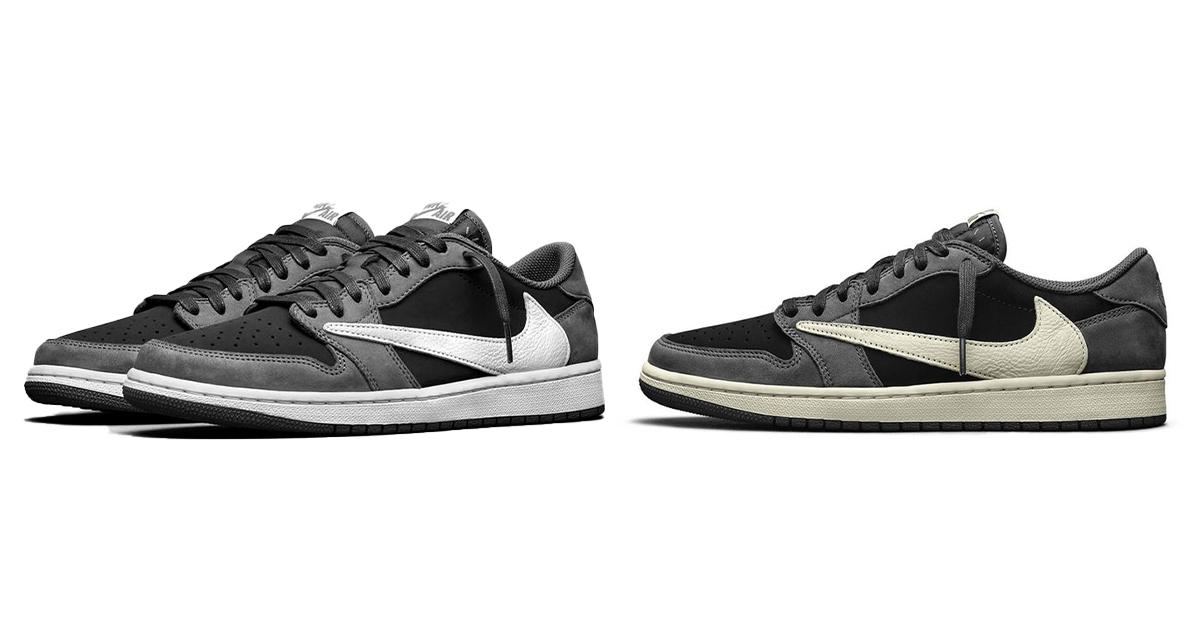 限定！Travis Scott × Nike Air Jordan 1 靴 スニーカー 靴 スニーカー ...