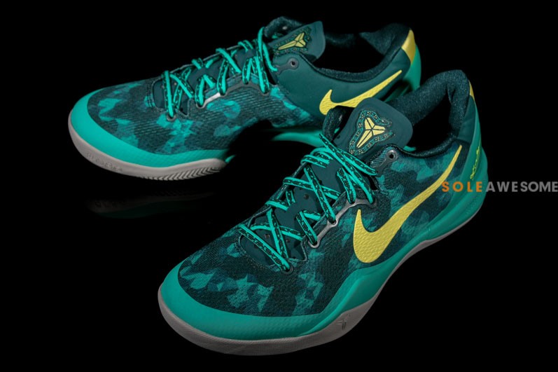 kobe shoes green and yellow