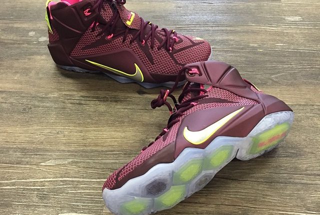 nike-lebron-xii-12-qs-burgundy-volt-pink-Double-Helix