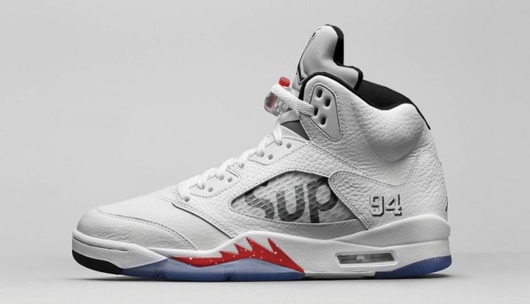 Supreme-Air-Jordan-5-White-Red