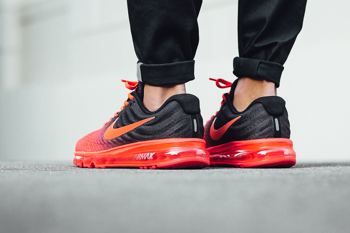 air max 2017 red and black