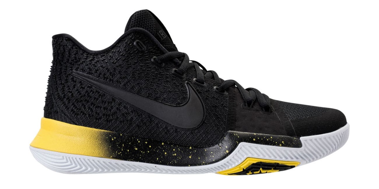 kyrie 3 black yellow