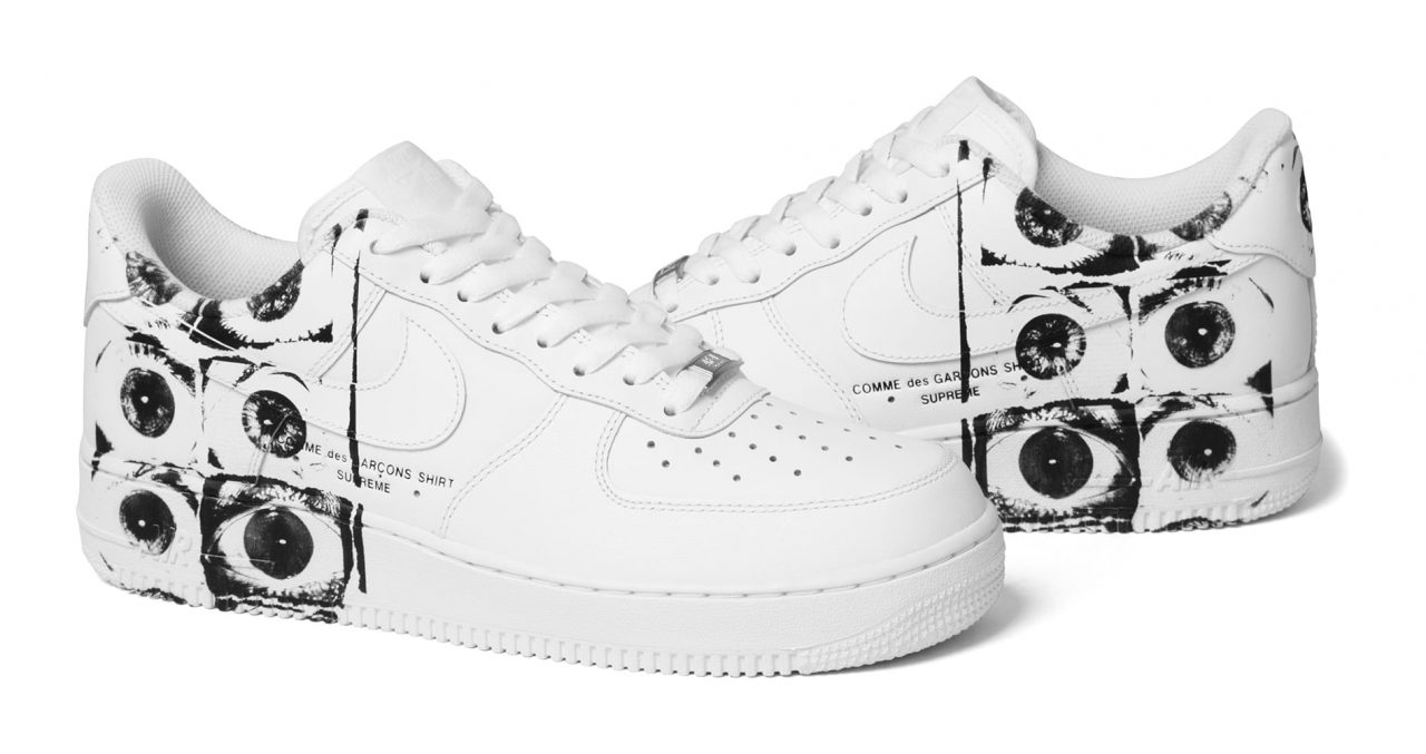 nike air force 1 supreme comme des garcons