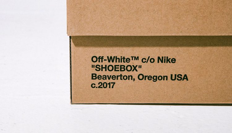 off white jordan 1 shoe box