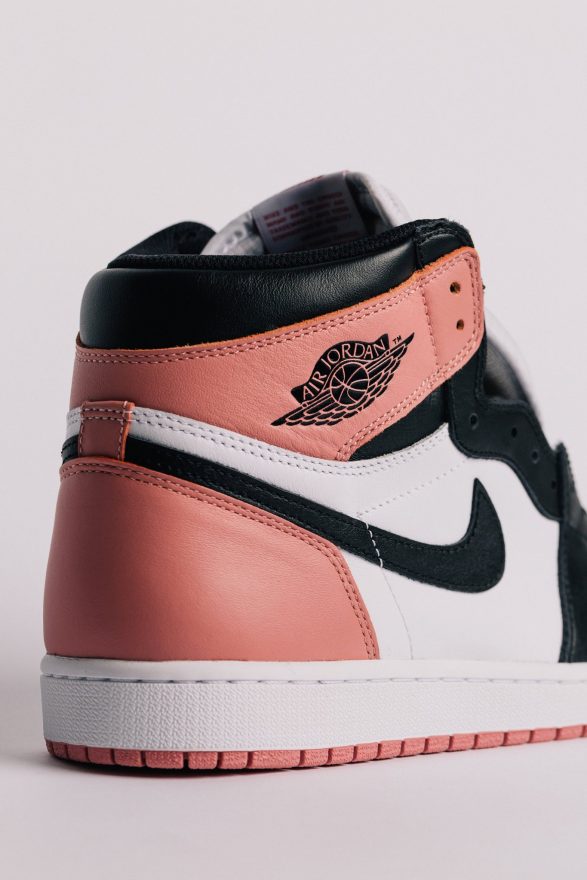 rust pink jordan ones