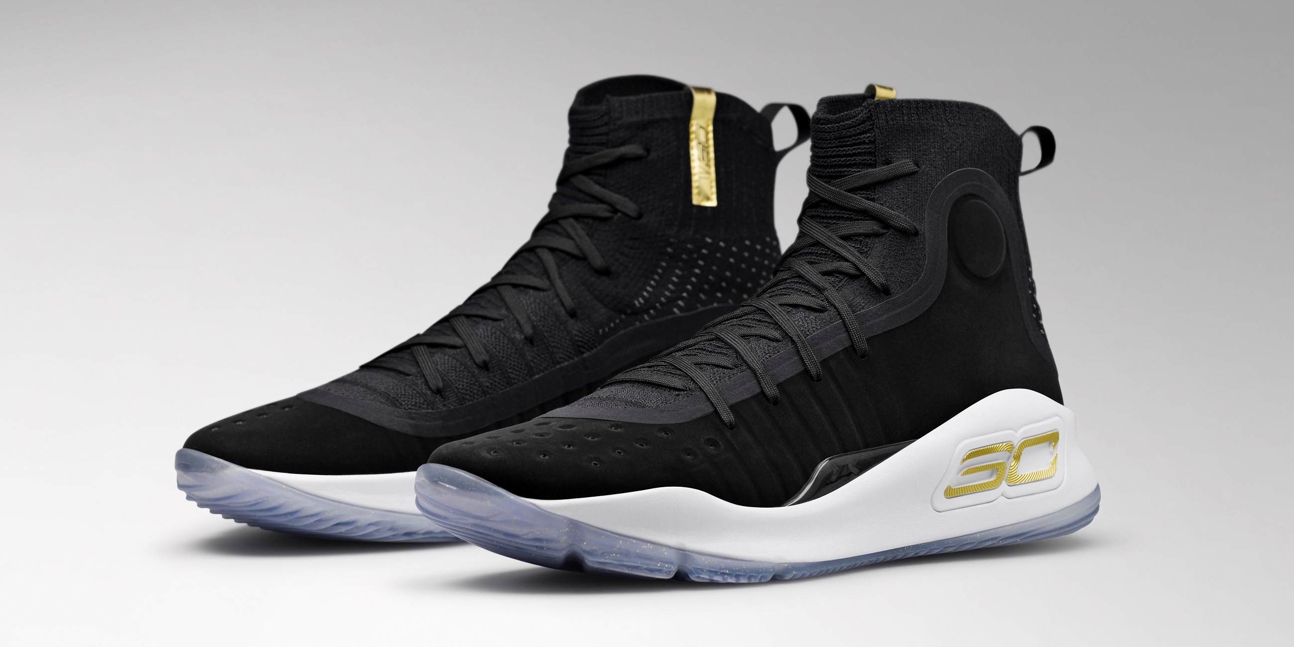 curry 4 gold black