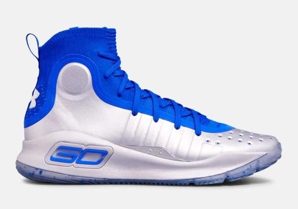 under armour curry 4 Royal Metallic Silver (3)