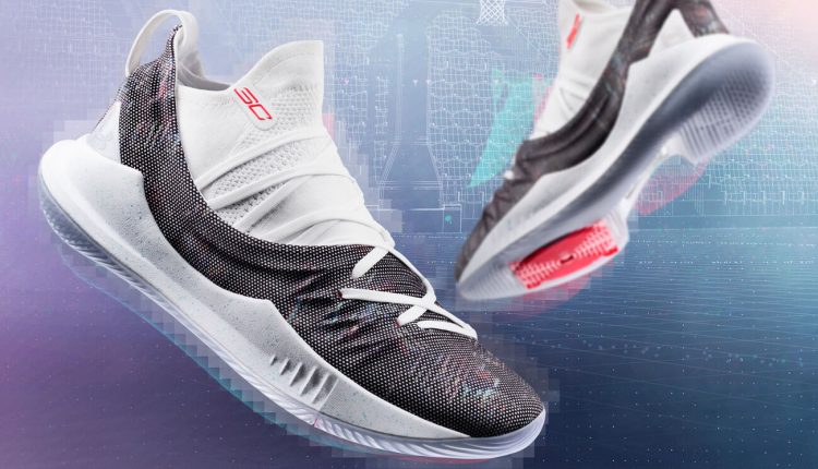 Under Armour Curry 5 neon coral (1)