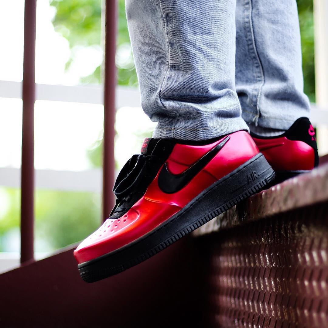 nike air force 1 foamposite pro cup red