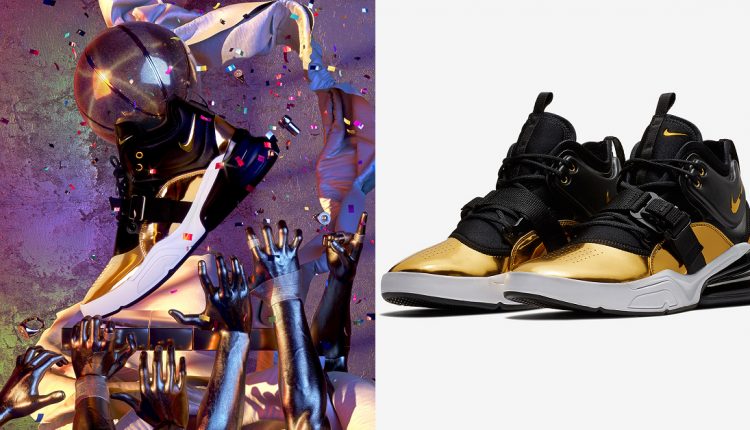 Nike Air Force 270 ‘Gold Standard AT5752-700 (1)