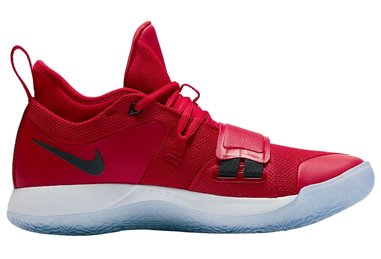 nike pg 2.5 red and white