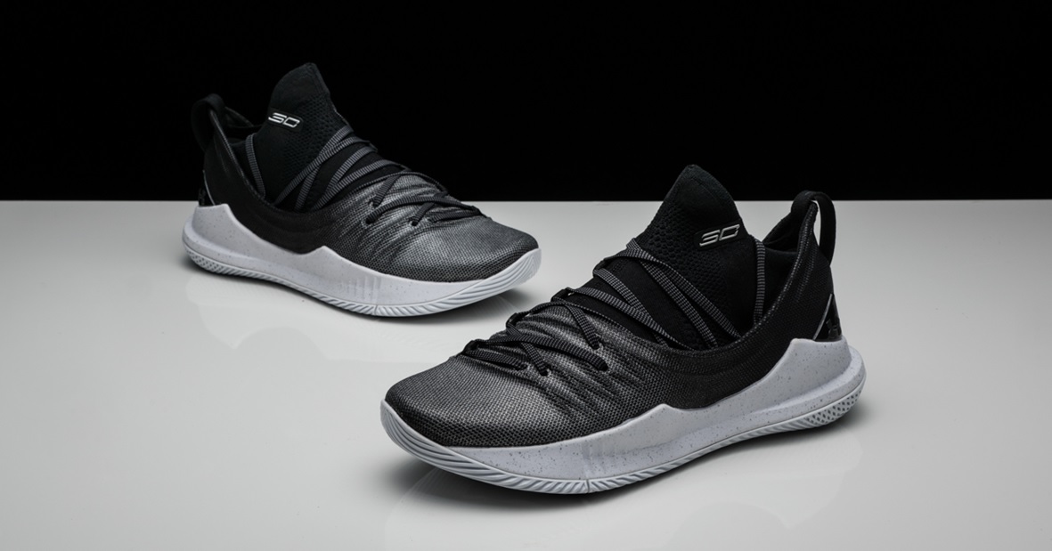 curry 5 black and grey