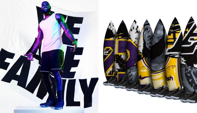 nike lerbon 16 ‘WE ARE FAMILY’ DRAWING (4)
