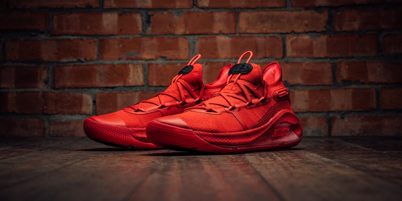 curry 6 red and white