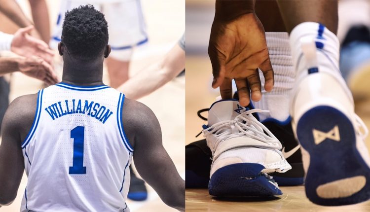 Zion Williamson nike pg 2.5