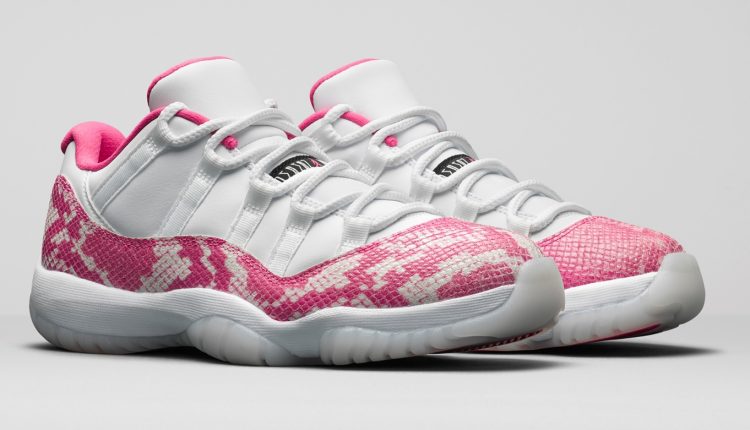 Air Jordan 11 Low Pink Snakeskin release info