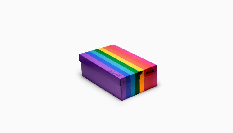 Nike-BETRUE-2019-Collection-Shoe box with Gilbert Baker_s Signature