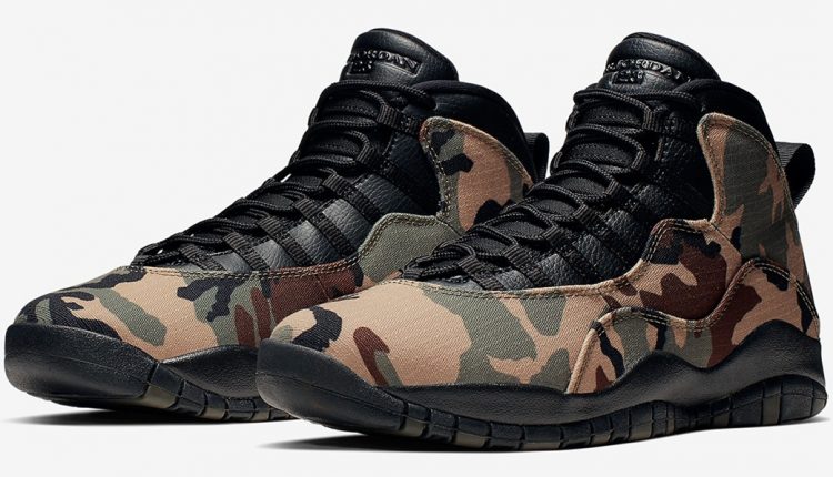 Air Jordan 10 Woodland Camo image