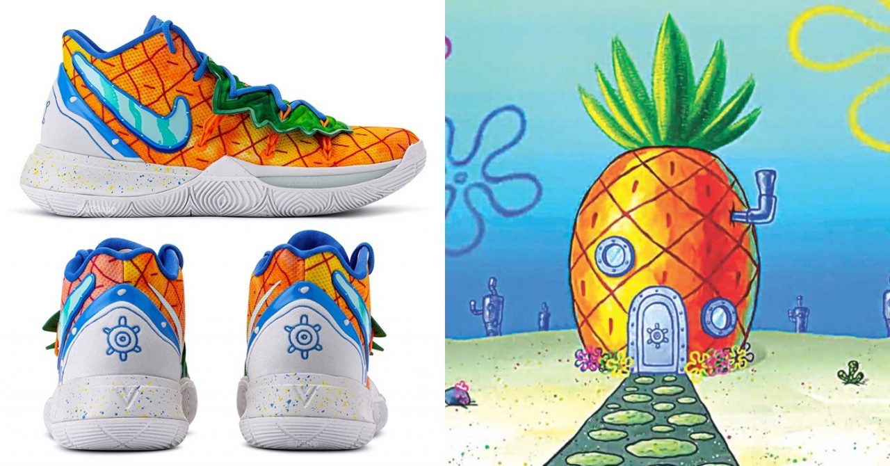 boy kyrie spongebob pineapple