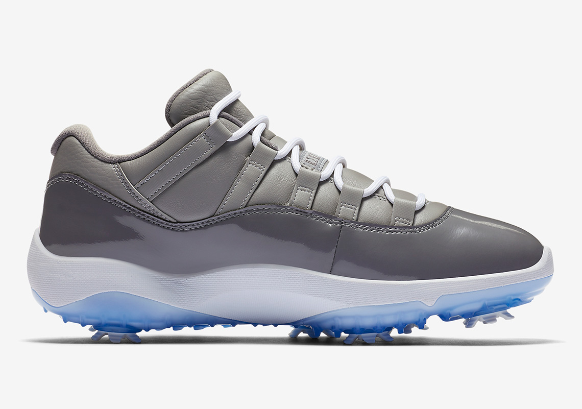 jordan 11 golf shoes grey