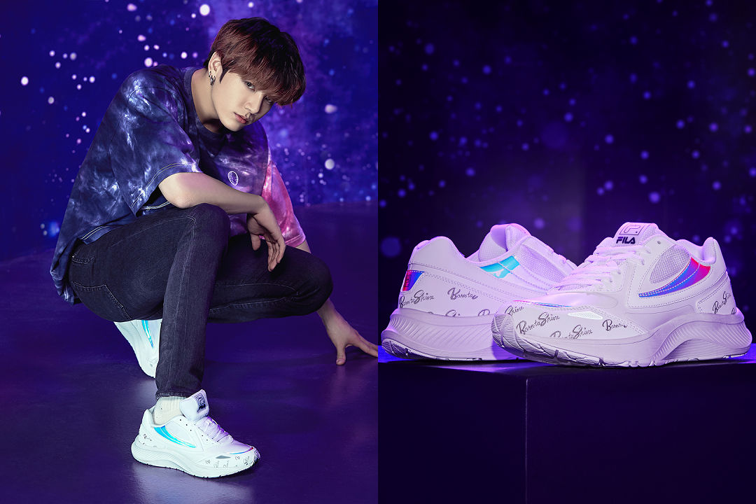 bts fila voyager collection shoes