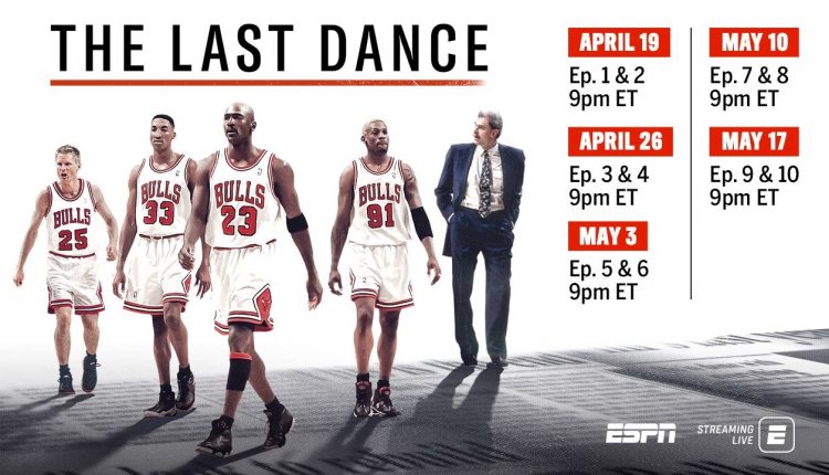 Michael jordan The Last Dance coming to ESPN on April 19-2