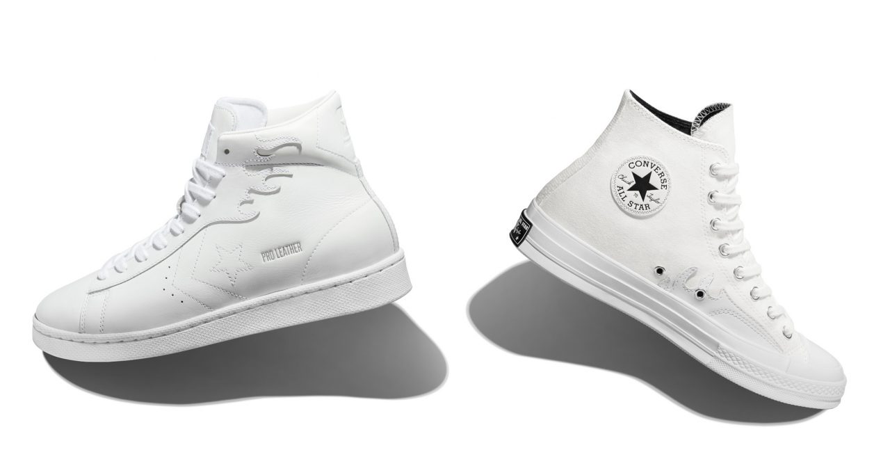 white flame converse