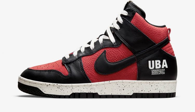 UNDERCOVER x Nike Dunk High ‘Gym Red’-2