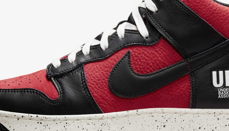 UNDERCOVER x Nike Dunk High ‘Gym Red’-3