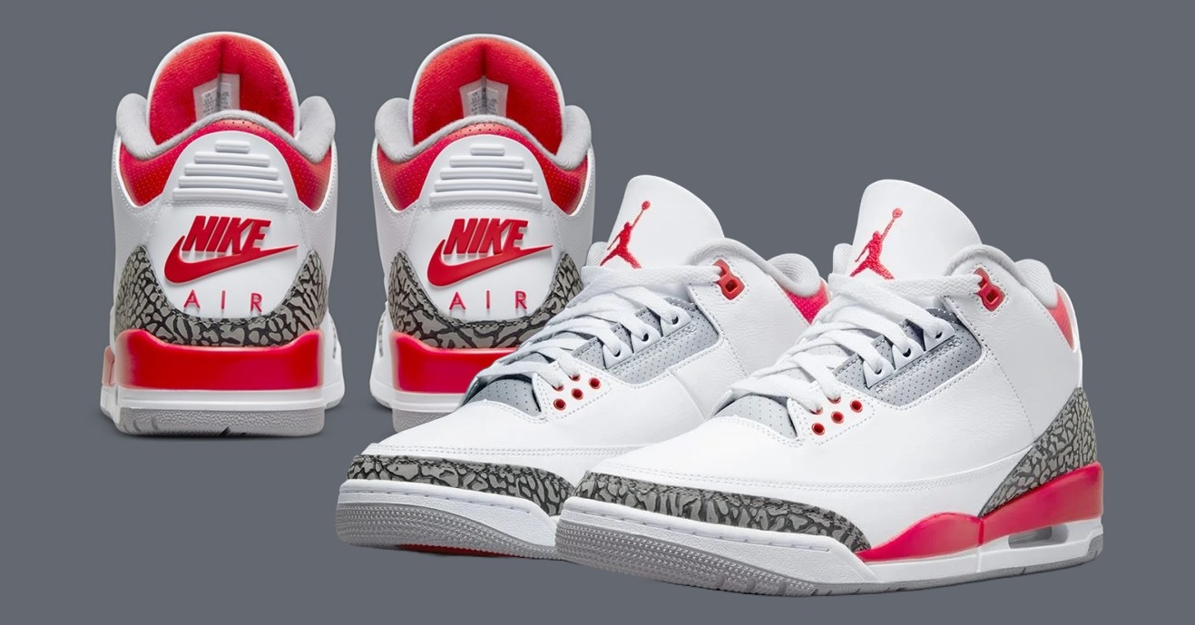 新聞分享/ 「老屁股」要歸位了Air Jordan 3 OG 'Fire Red' 預計今秋