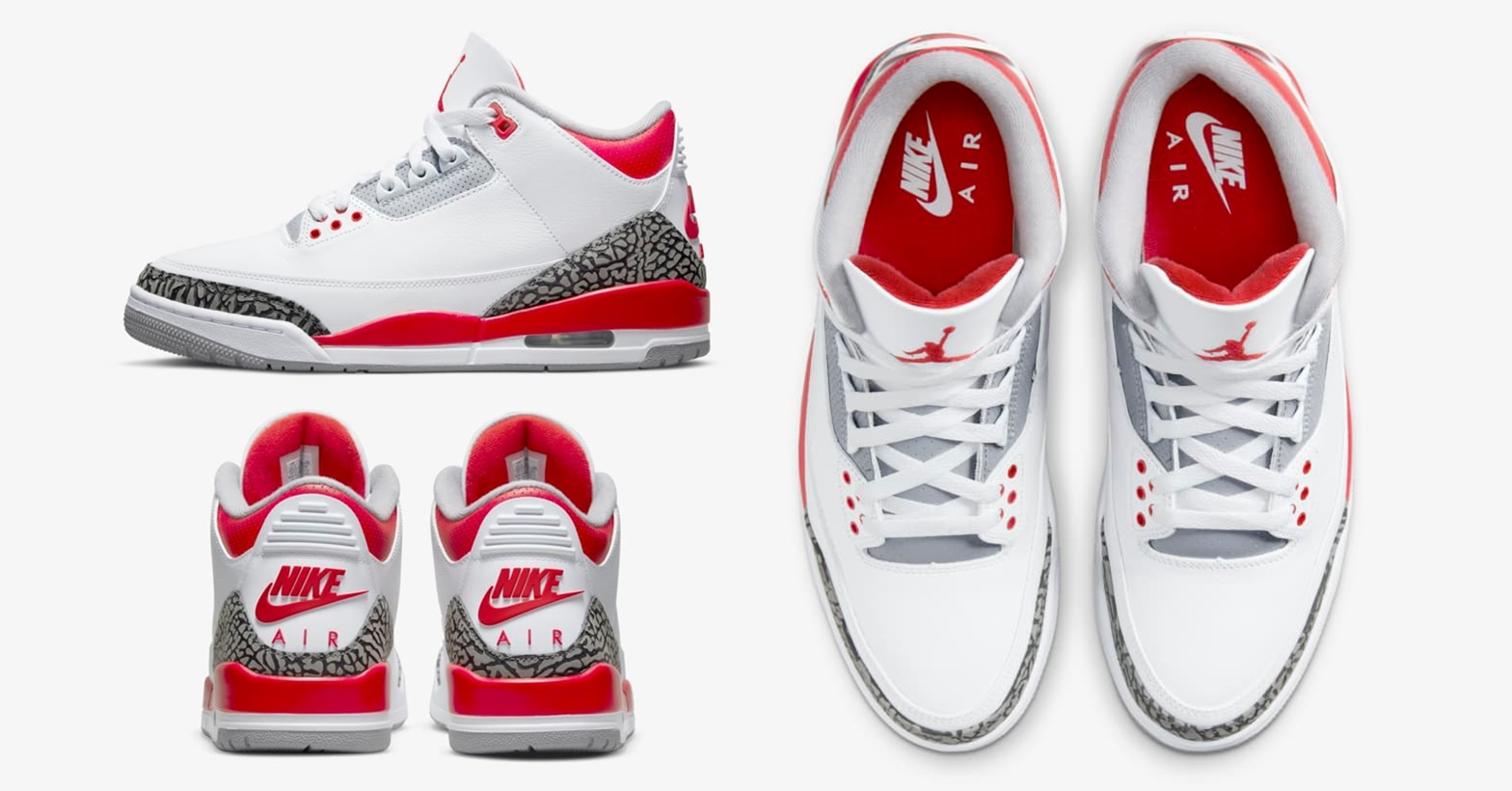 上市速報/ Air Jordan 3 Retro 'Fire Red' 臺灣8 月6 日起發售- KENLU.net