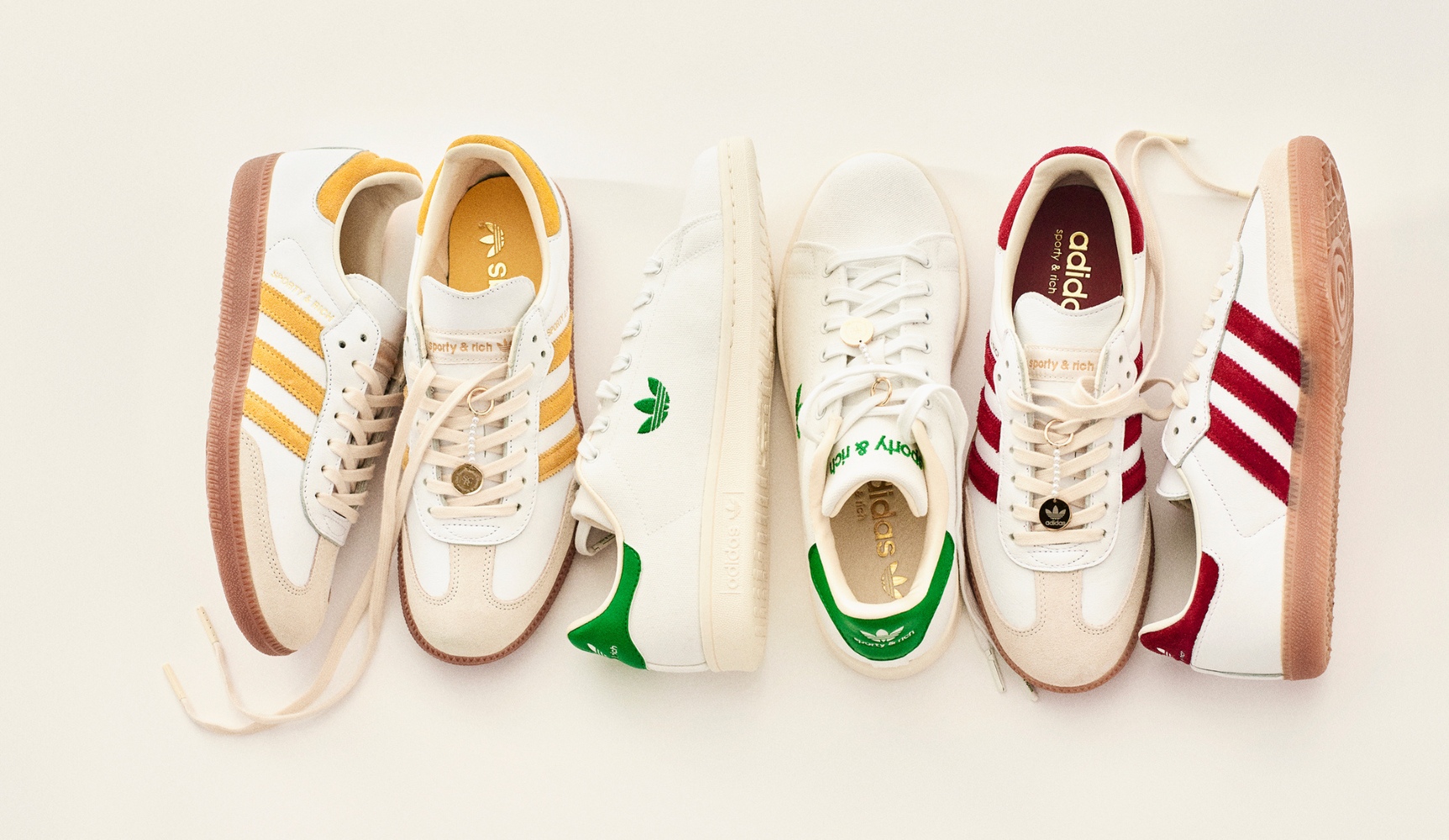 官方新聞/ 秋冬新聯名adidas Originals x Sporty & Rich 用Samba、Stan