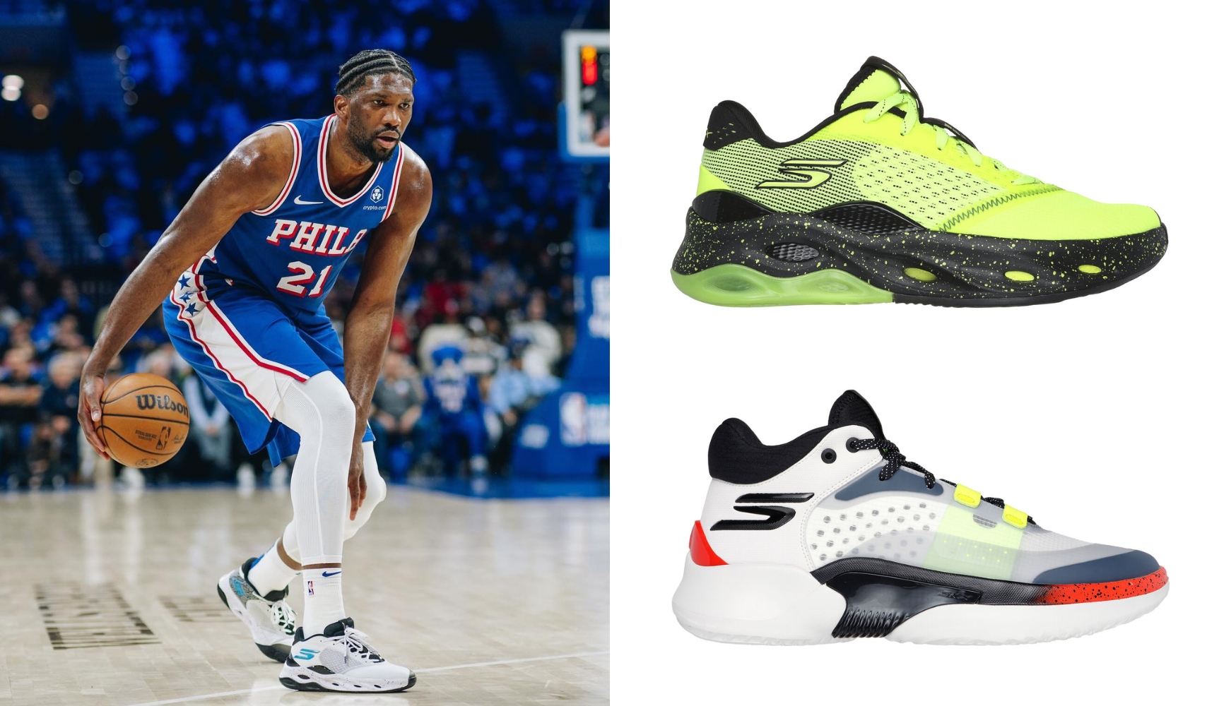 官方新聞 / SKECHERS 官宣 Joel Embiid 加入品牌大使行列，同時 SKX 系列籃球鞋正式登台！